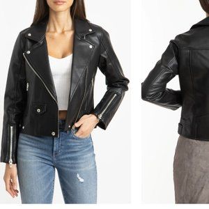Blank NYC Easy Rider Black Moto Jacket | Capsule Wardrobe Piece
